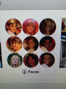 All my friends. According to my computer these are the most photographed faces. There is only two human faces. 